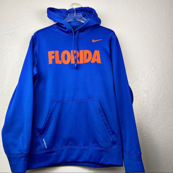 Florida Gators Nike Dri Fit Hoodie Blue Orange MED - Picture 5 of 15